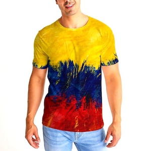 Colombia Soccer Shirt Men, Colombian Pride Tee, Football Fan Shirt, World Cup Outfit, Gift for Him