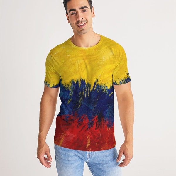 Colombia Flag Shirt | Colombia Flag Men’s Tee | Colombian Copa America | Colombia Shirt | Colombia Flag Tee | Colombia Copa America Shirt