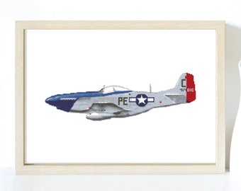 p 51 mustang pedal plane