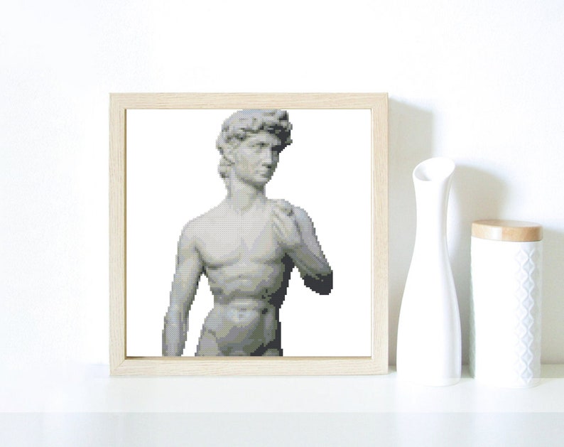 David of Michelangelo Statue Marble Human Proportions Etsy
