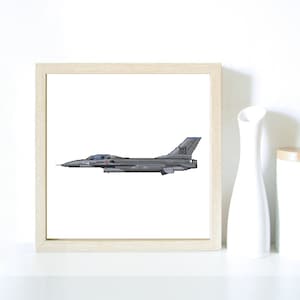 F 16, Algemene dynamiek, Fighting Falcon, Modern Warfare, Koude oorlog, Luchtvaart, Vliegtuig - Moderne kruissteek, Muurkunst, X-steekpatroon