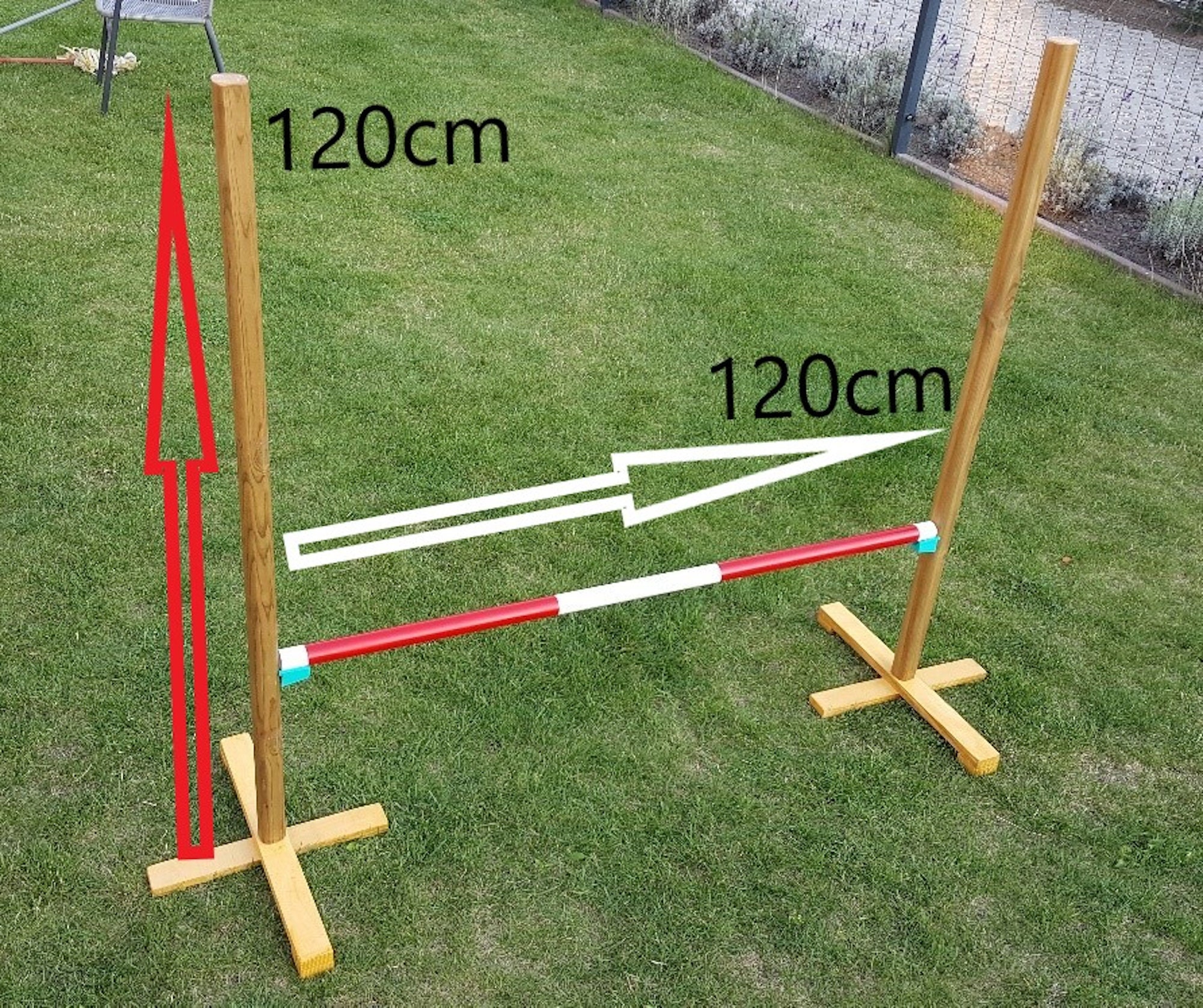 Reiten Hindernis 120cm Hobby Pferd / Agilität / Hobbypferd Etsy