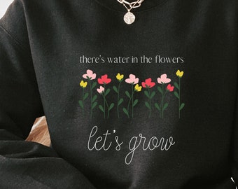 Mac Miller "There es Water in The Flowers, Let es Grow" Sweatshirt | Kreise Album | Mac Miller Fan Geschenk | 92 to Infinity | Perfektes Geschenk