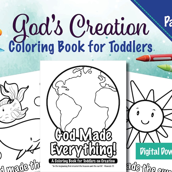 Bible Coloring Book - Etsy