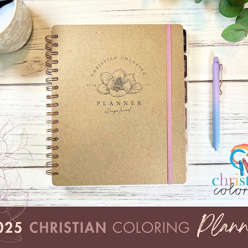 Coloring Planners 2025 Etsy