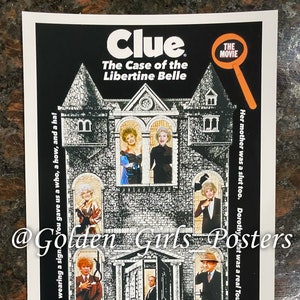 Clue The Case of the Libertine Belle 5x7