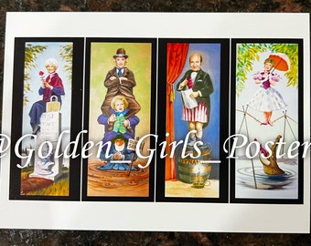 The Golden Girls Haunted Mansion Stretching Room Portraits (5x7)