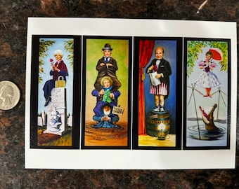 Golden Girls Haunted Mansion Stretching Room Portraits Print (5"x7")