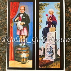 The Golden Girls Haunted Mansion Stretching Room Portraits Ensemble 8x10 image 2