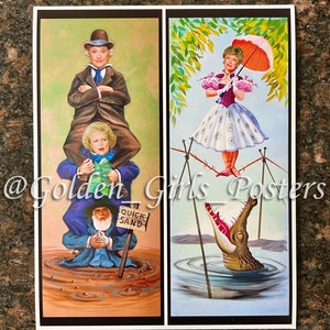 The Golden Girls Haunted Mansion Stretching Room Portraits Ensemble 8x10 image 3