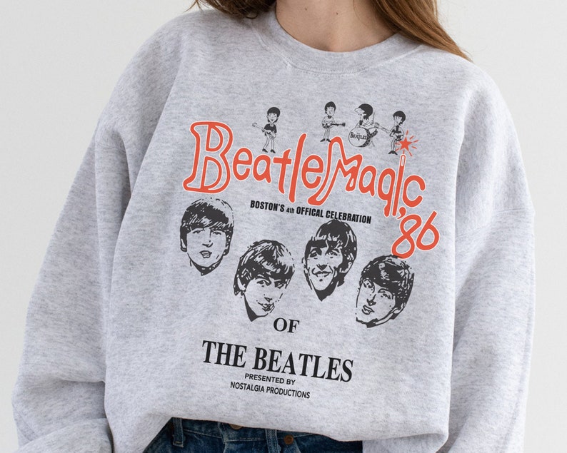 vintage beatles sweatshirt