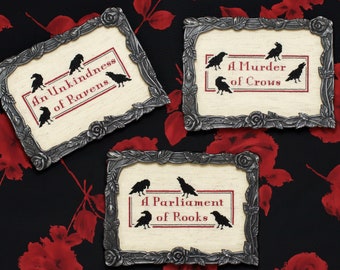 Cross Stitch Pattern - Crows Ravens and Rooks - PDF Instant Download