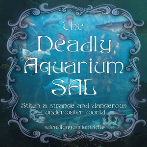 The Deadly Aquarium Stitch Along SAL, Cross Stitch Pattern - PDF Instant Download