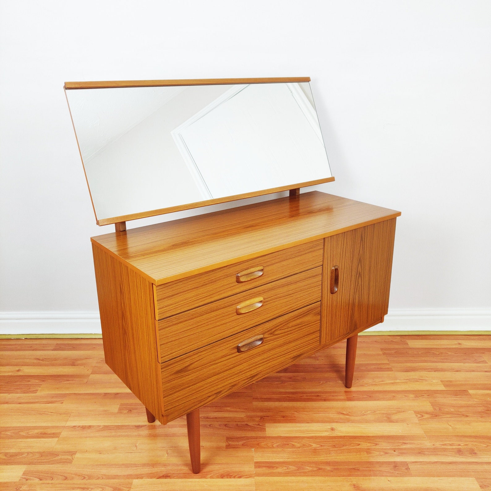 Vintage Schreiber Dressing Table With Mirror Mid Century Etsy UK