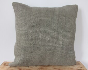 Bohemian Pillow X Inches Turkish Pillow Decorative Pillow 50 X 50 Cm Handmade Pillow Pale Green Hemp Pillow Pe 375 Home Living Home Decor Vadel Com