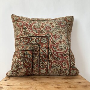 Federa per cuscino persiano, cuscino decorativo 24" x 24", cuscino fatto a mano, cuscino per divano, cuscino da tiro boho, copridivano, arredamento per la casa, PE-2980