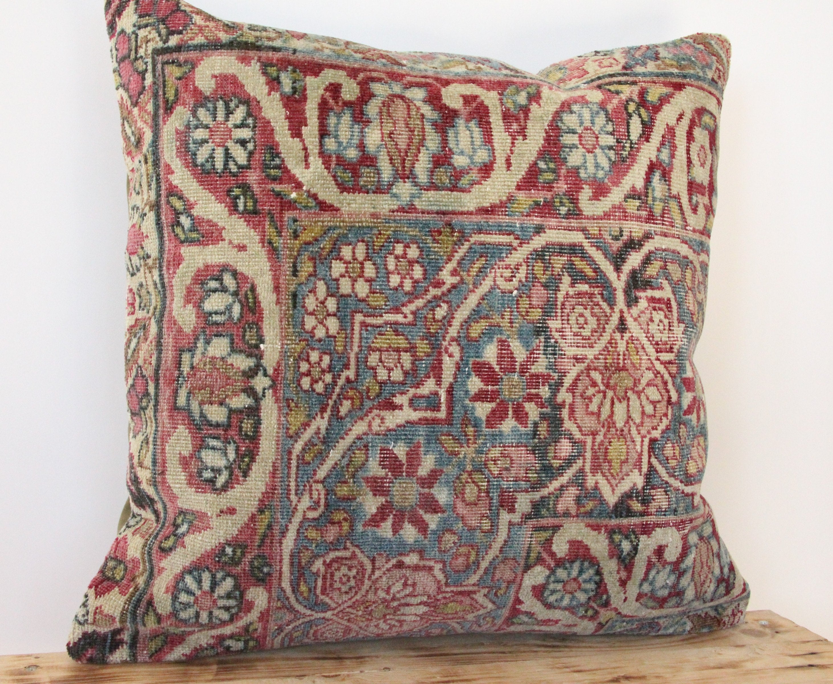 Persian Pillow Cover 20 X 20 Decorative Pillow Handmade Etsy