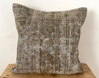 Persian Pillow Cover, 20” X 20” Decorative Pillow, Handmade Pillow, Couch Pillow, Boho Throw Pillow, Sofa Cover, Home Decor, PE-1661