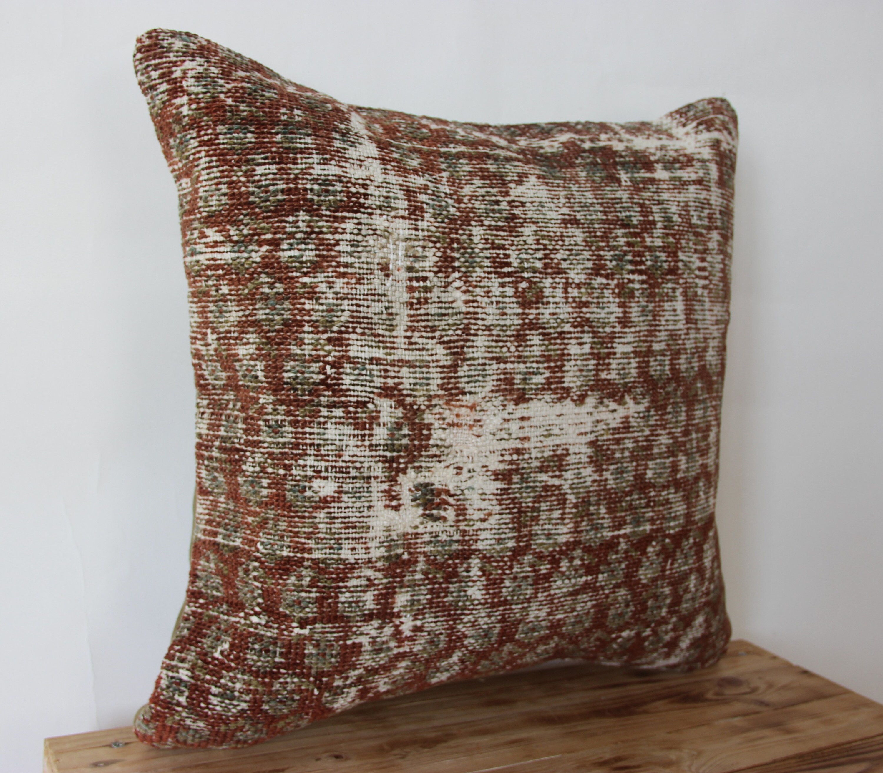 Persian Pillow Cover 20 X 20 Decorative Pillow Handmade Etsy