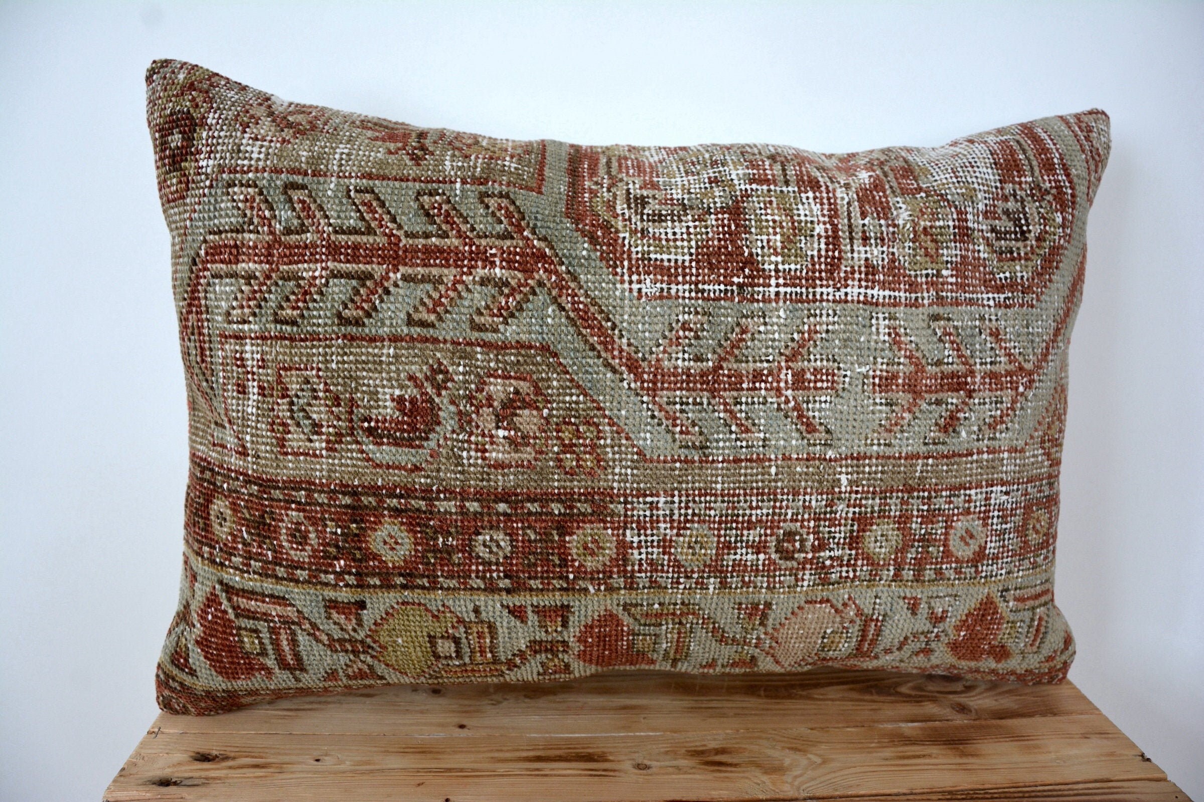 Persian Pillow Cover 16 X 24 Decorative Pillow Handmade Etsy