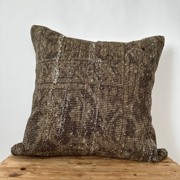 Persian Pillow Cover, 24” X 24” Decorative Pillow, Handmade Pillow, Couch Pillow, Boho Throw Pillow, Sofa Cover, Home Decor, PE-3149