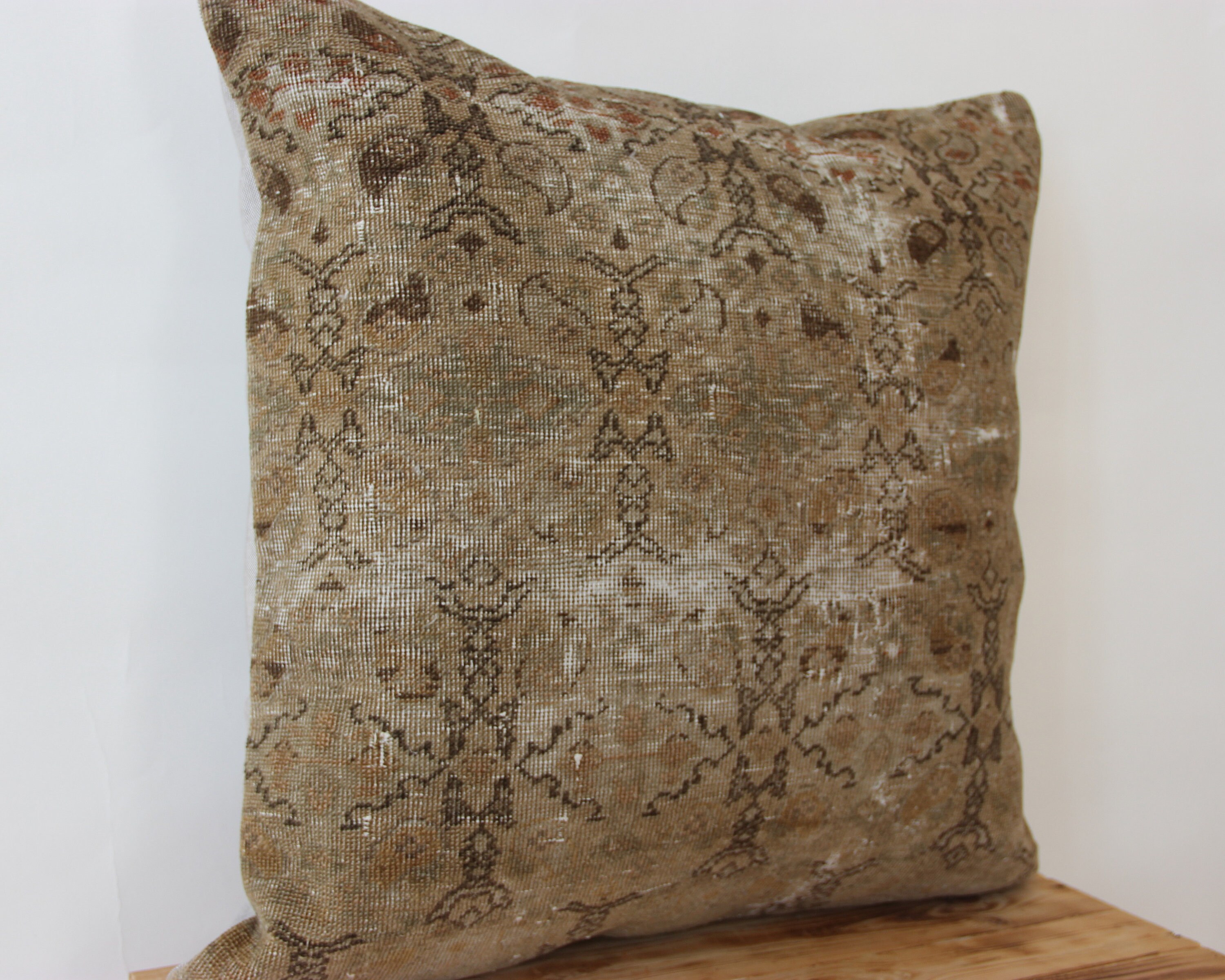 Persian Pillow Cover 24 X 24 Decorative Pillow Handmade Etsy