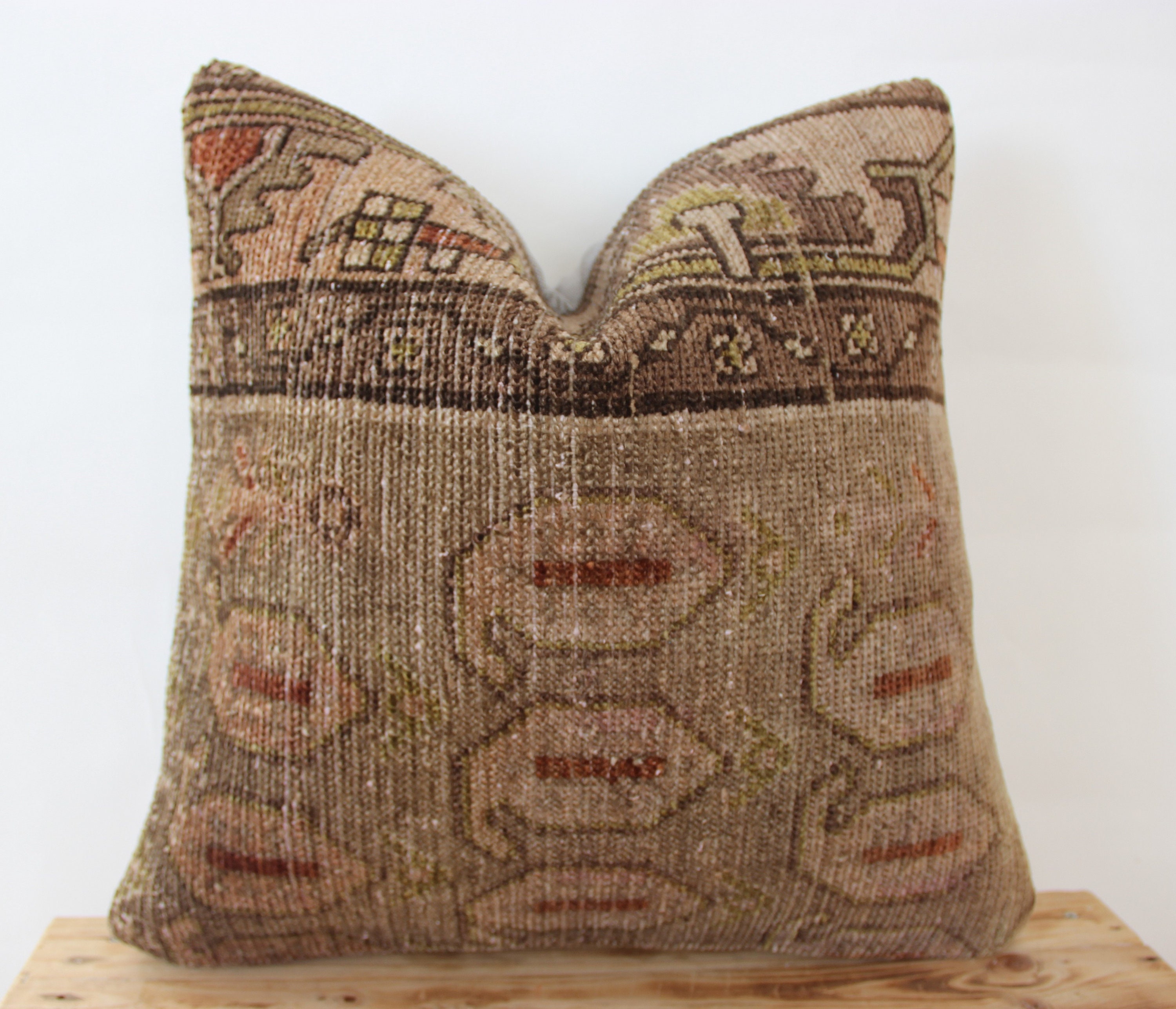 Persian Pillow Cover 20 X 20 Decorative Pillow Handmade Etsy