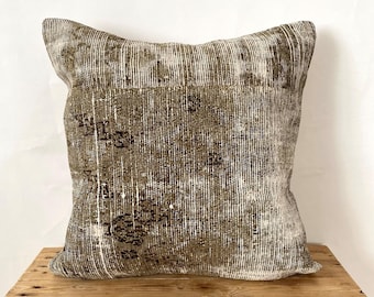 Persian Pillow Cover, 20” X 20” Decorative Pillow, Handmade Pillow, Couch Pillow, Boho Throw Pillow, Sofa Cover, Home Decor, PE-1678