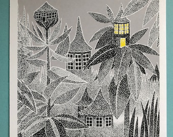 Moomin Print A4 – Tove Jansson Illustration - Finn Family Moomintroll - Wall Art
