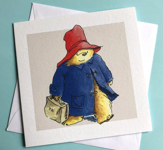 Paddington Bear - Nostalgic Greetings Card - Michael Bond