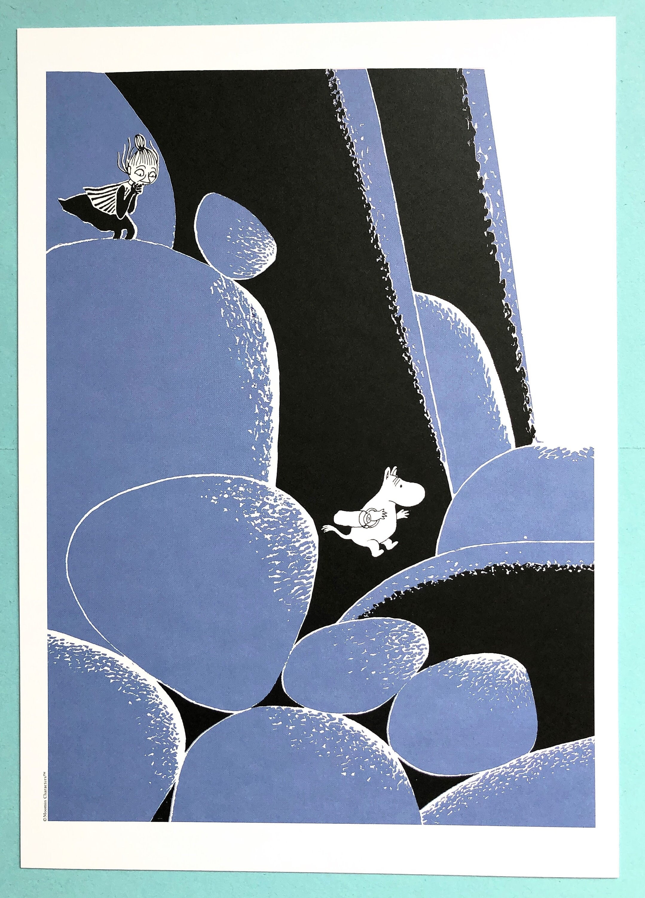 Moomin Reading Art Print by Tove Jansson
