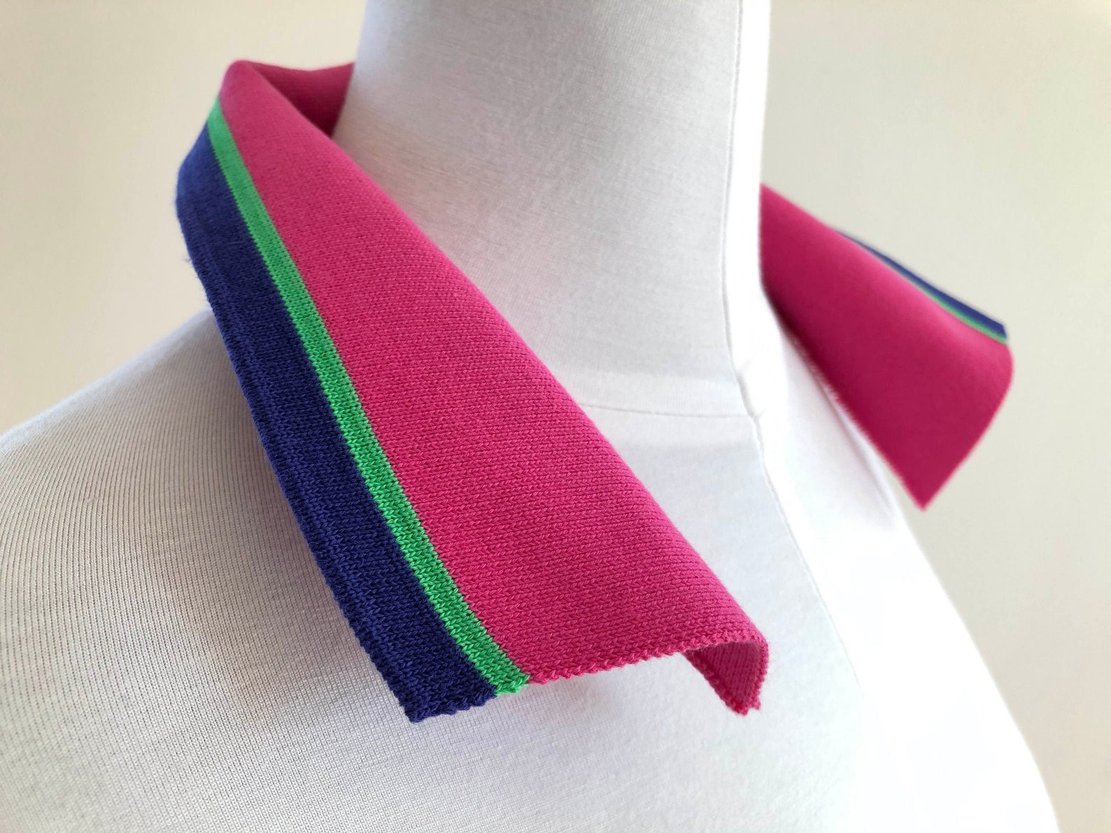 Polo collar for sewing knit collar cotton cotton collar 43 cm Etsy