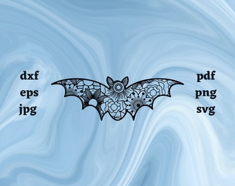 Download Bat Mandala Svg Etsy