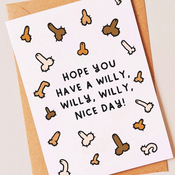 Funny, rude birthday card for him or her, best friend, work friend, colleague, boyfriend, girlfriend, brother, sister, mum, cousin or auntie