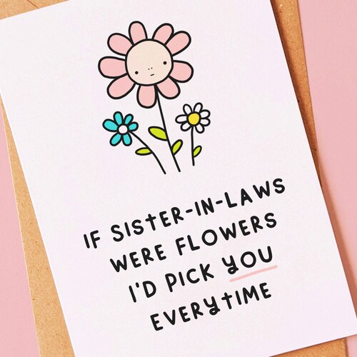 Geburtstagskarte „To A Lovely Sister-in-Law“ Mit Goldfolie & Glitzer – Stilvolles Design, UK-Designed