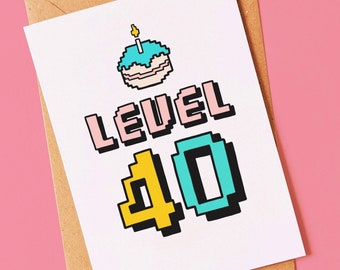 40 ans - Carte d'anniversaire amusante et ringard pour votre meilleur ami, frère, sœur, petit ami, petite amie, mari ou fiancé