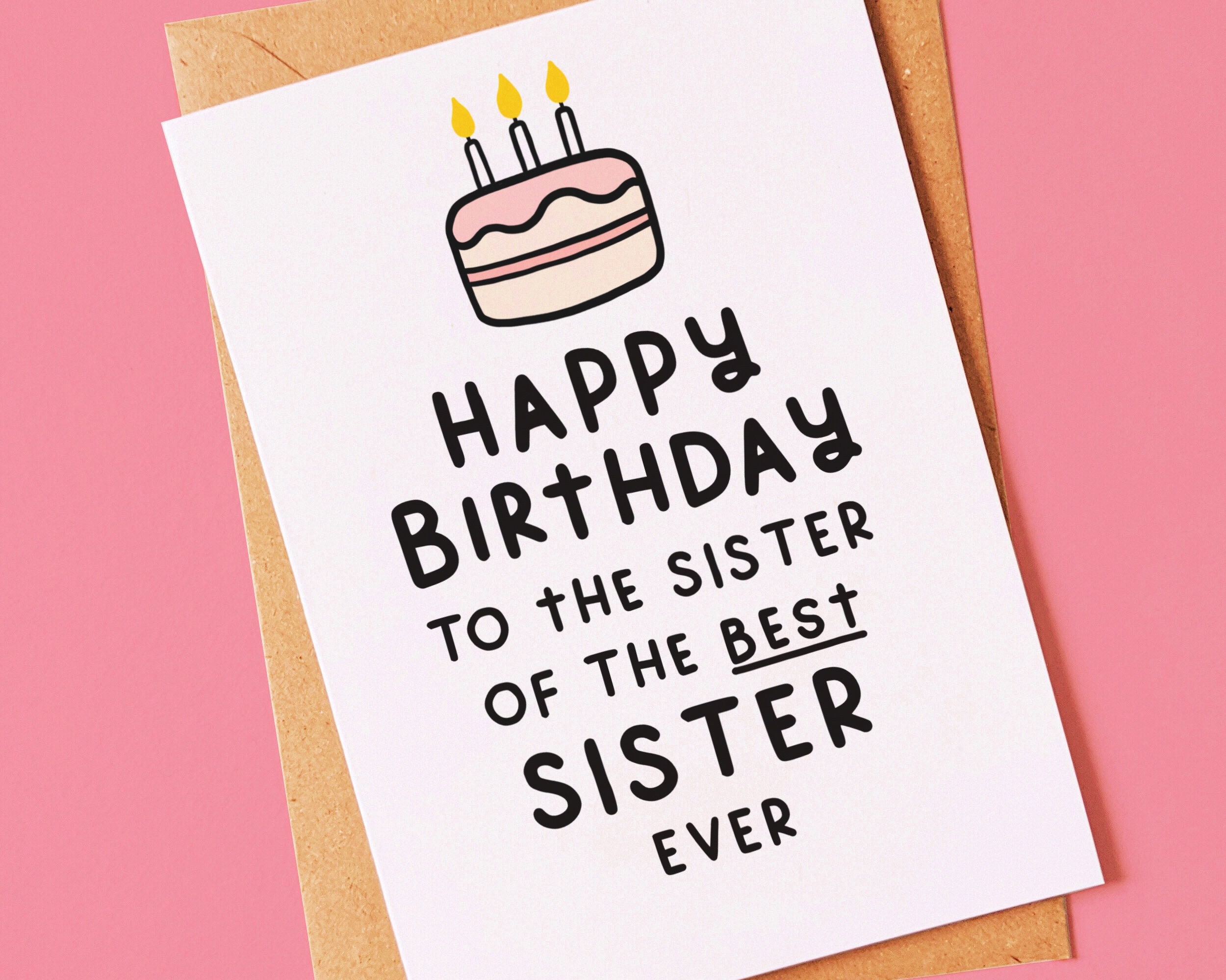 Happy birthday cards for sister
