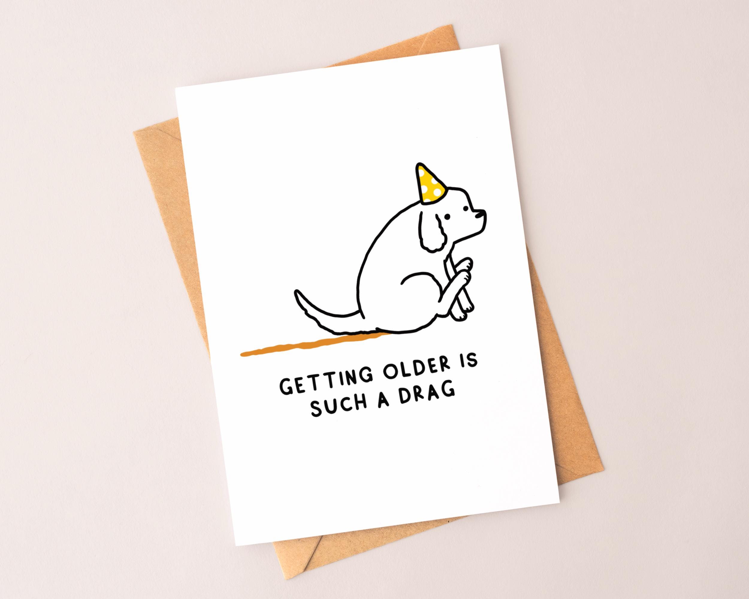 Funny Happy Birthday Pop Up Card, Sweet 3D Birthday Gift Box For Adults