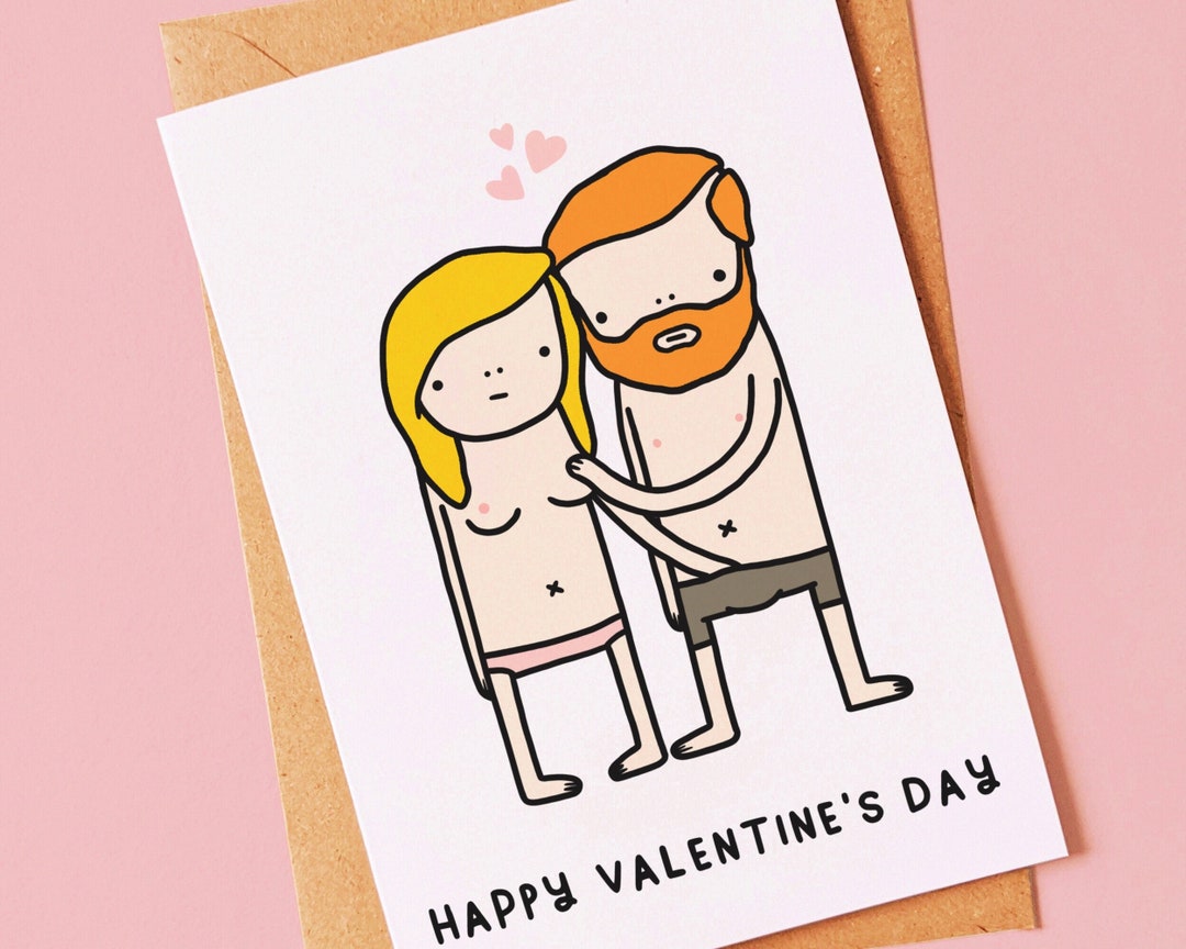 Couple Funny Valentines Day Card for Your Girlfriend or - Etsy
