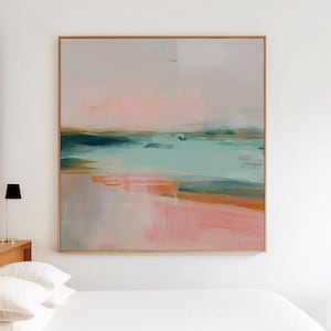 Modern Abstract Art Prints - Pastel Tones Wall Art - Neutral Pink Wall Decor -  Minimalist Contemporary Prints - Printable Wall Art - 257