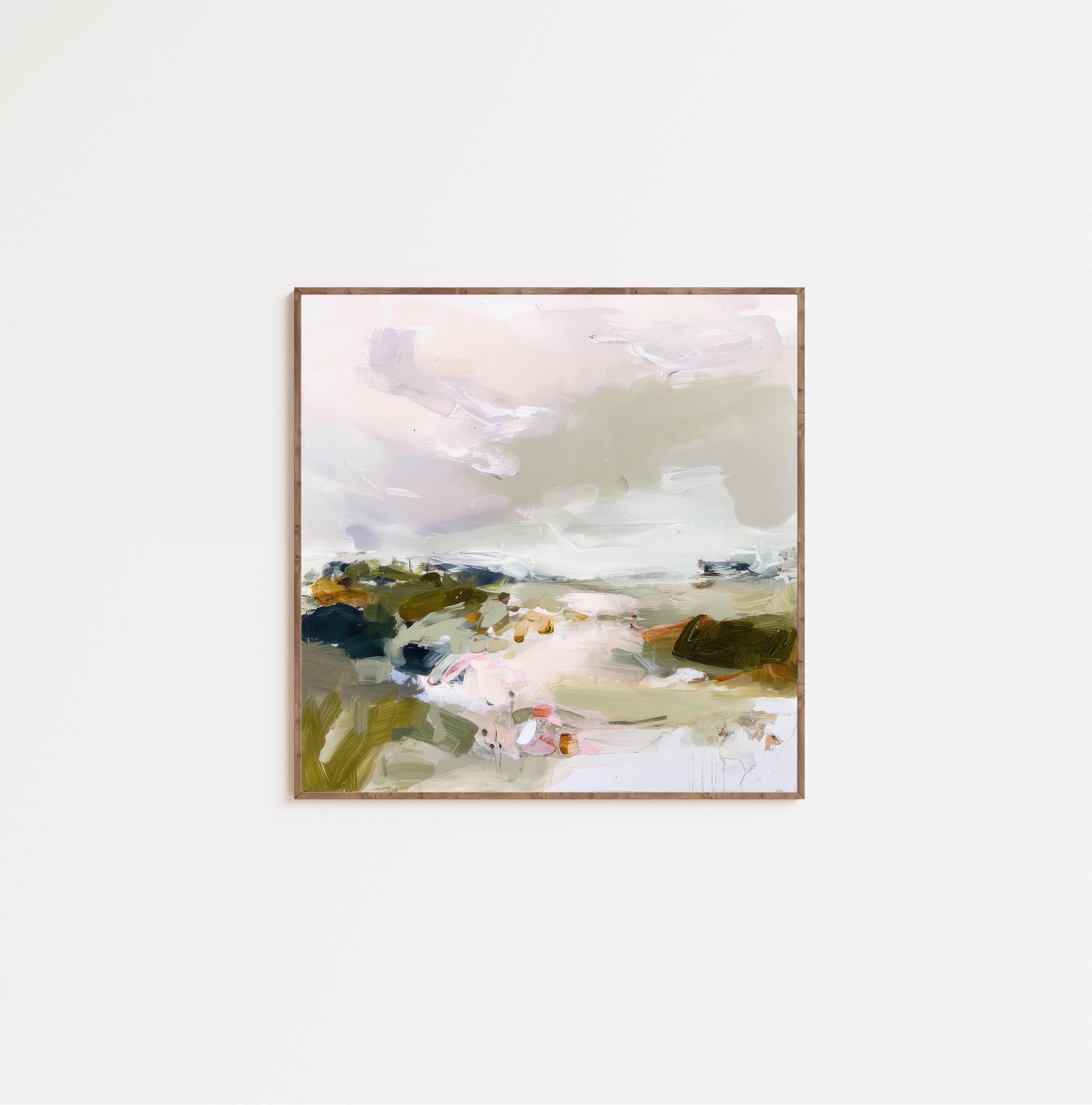 Modern Abstract Printable Wall Art - Neutral Landscape Set of 2 Prints ...
