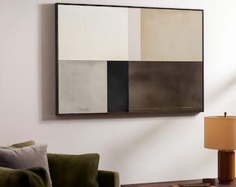 Minimalist Neutral Printable Wall Art - Modern Abstract Art Print - Scandinavian Home Decor - Digital Download