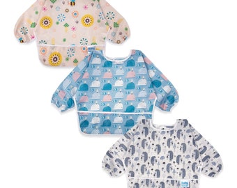 bibs for toddlers with sleeves