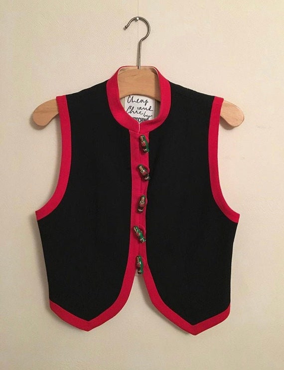 Vintage Moschino Cheap and Chic waistcoat