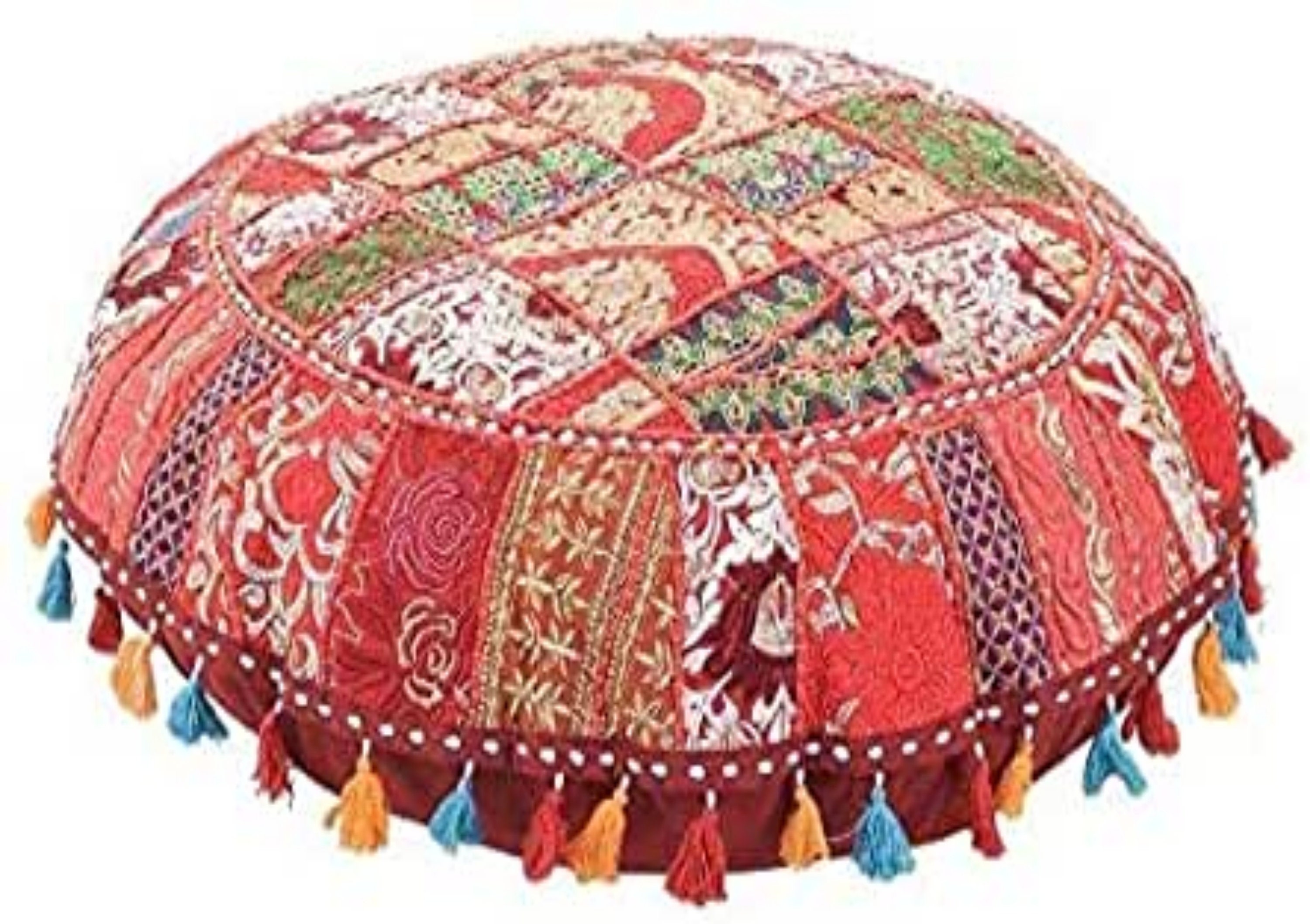 HAND BLOCK PRINTES Printed jaipur round cushion cover Plain Etsy
