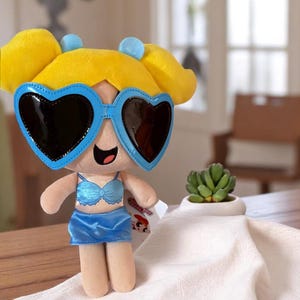 The Powerpuff Girls Bubbles Plush Toy – 9" Cartoon Network Cute Collectible Gift 2000s toys