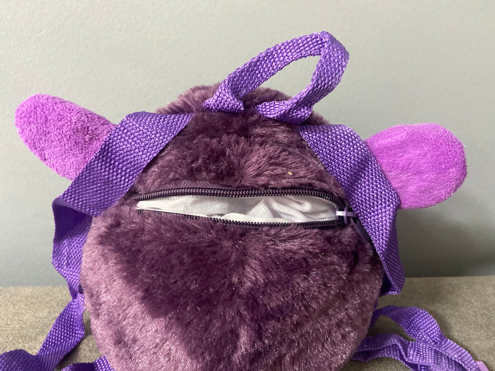 FURBY backpack Original Vintage Purple Plush Furby Backpack Etsy