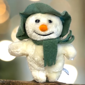 Raymond Briggs The Snowman 7&quot; Vintage 1986 Plush Toy by Eden Toys | Collectible Christmas Character Stuffed Animal Gift