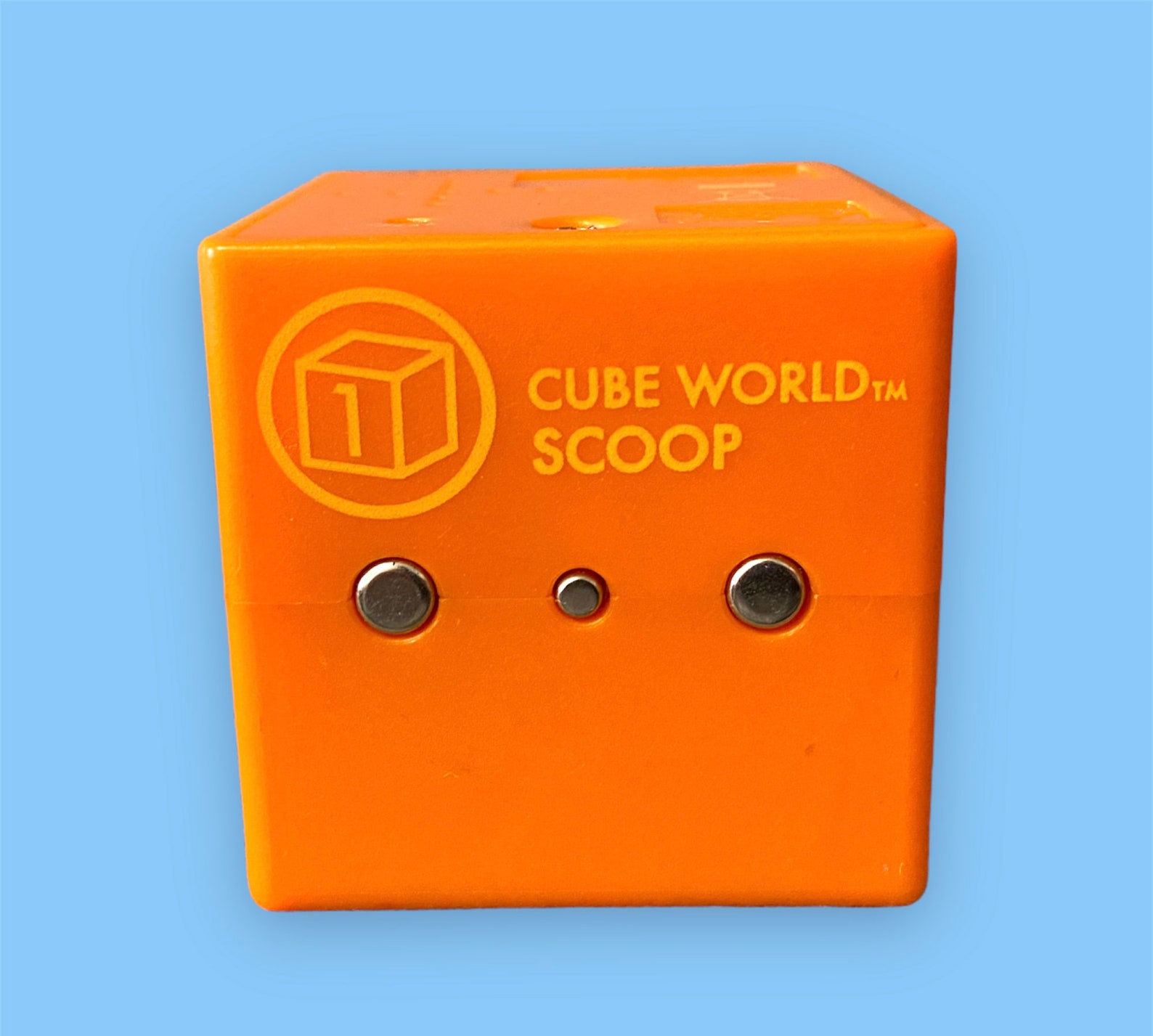 Radica Cube World Series 1 SCOOP Orange Cube Tested & Working - Etsy