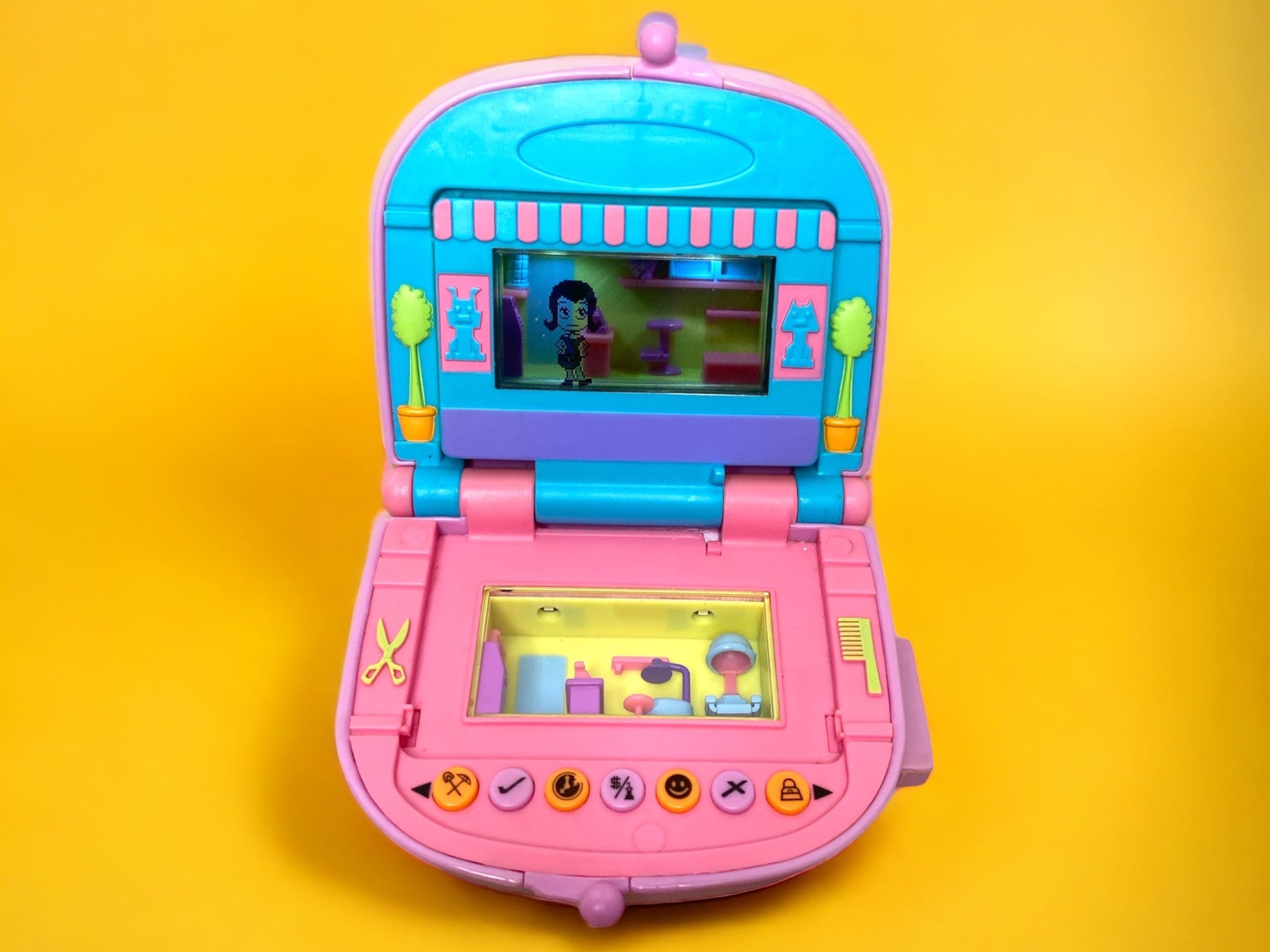 Pixel Chix Love 2 Shop Mall Salon Pet Shop Electronic Virtual Interactive Toy Tamagotchi Pink Purse Cute Girly Y2k Mattel 2005 WORKS Etsy UK